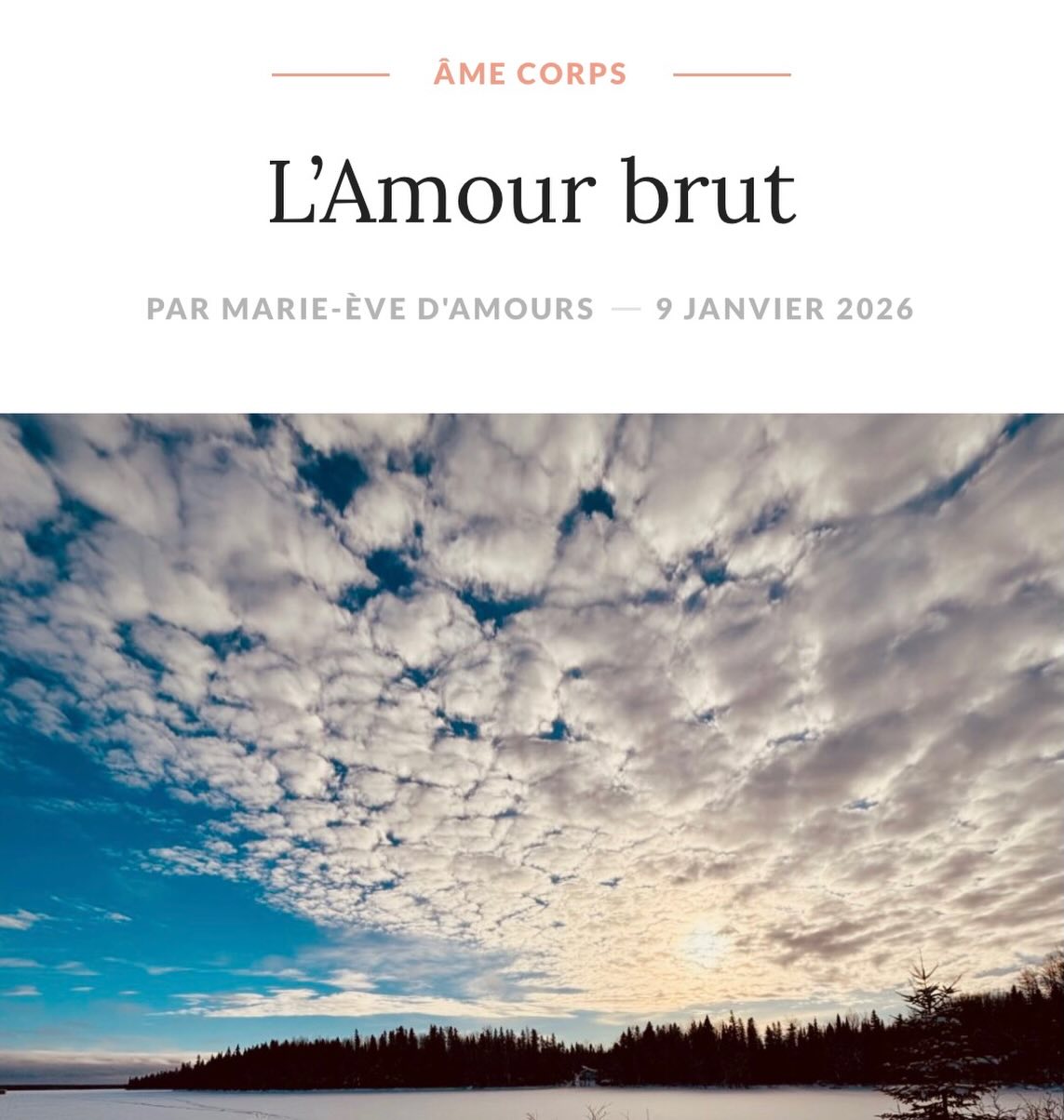 • MoiME.ca 

« Même si l’on ne peut prédire ce qui s’en vient, je sais que les graines semées pousseront en 2026, autant le WOW grandiose pour les projets professionnels, que le wow qui se garde une p’tite gène pour mon projet personnel de santé. Quelques épreuves déstabilisantes s’en viennent. D’ailleurs, j’ai eu des tests préparatoires en prévision de l’ovariectomie (ablation des ovaires) et de la mastectomie / reconstruction le 30 déc... »

#blog 
#lifestyle