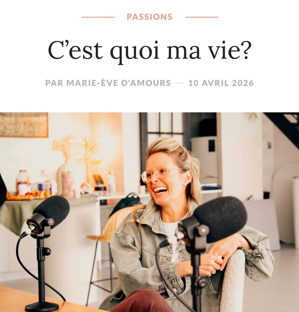 •MoiME.ca 

« La petite fille à la voix rauque qui avait de la personnalité et qui prenait de la place. L’Olive d’mIRC, 16 ans qui rêvait du souhait inaccessible d’aller en communication. Parce que quand tu viens de l’Abitibi... C’est loin, ça réveille ben des peurs, pis ça fait partie d’un monde de licorne… »

#blog 
#lifestyle